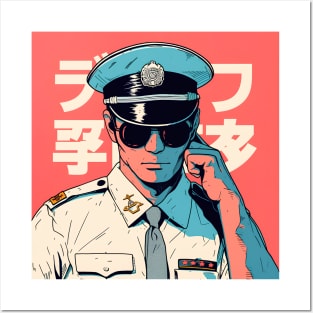 police man Posters and Art